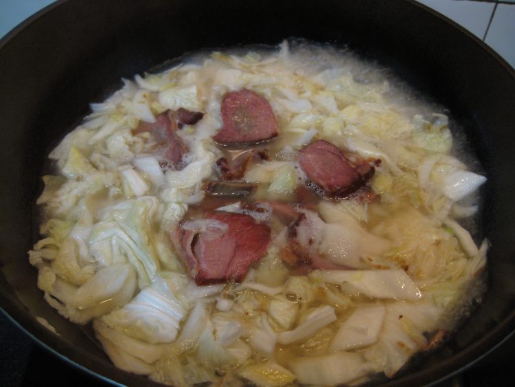 白菜烧牛肉步骤6
