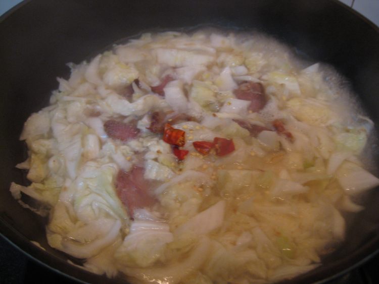 白菜烧牛肉步骤7