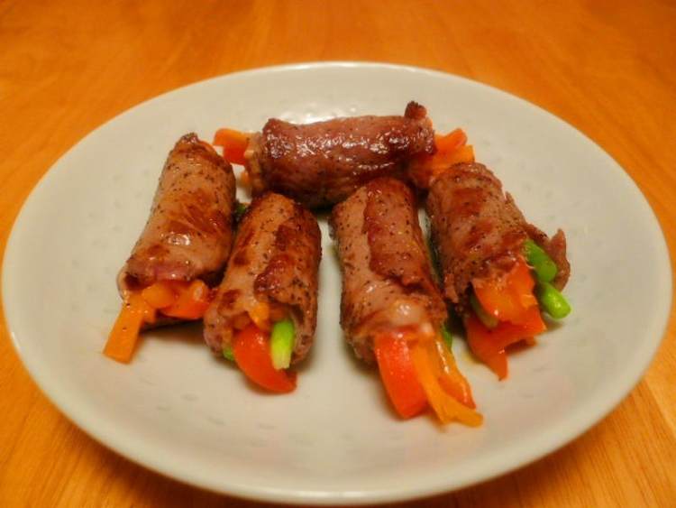 薯蓉杂菜牛肉卷步骤6