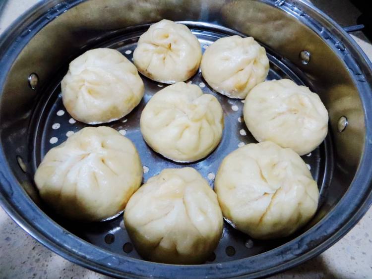 牛猪肉包子步骤13