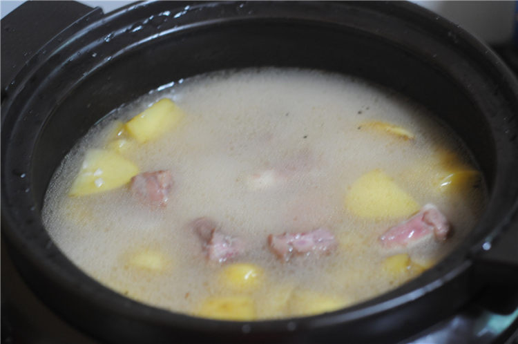 腊肉排骨饭步骤7