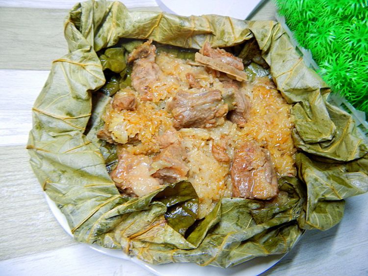 荷味糯米排骨饭步骤13