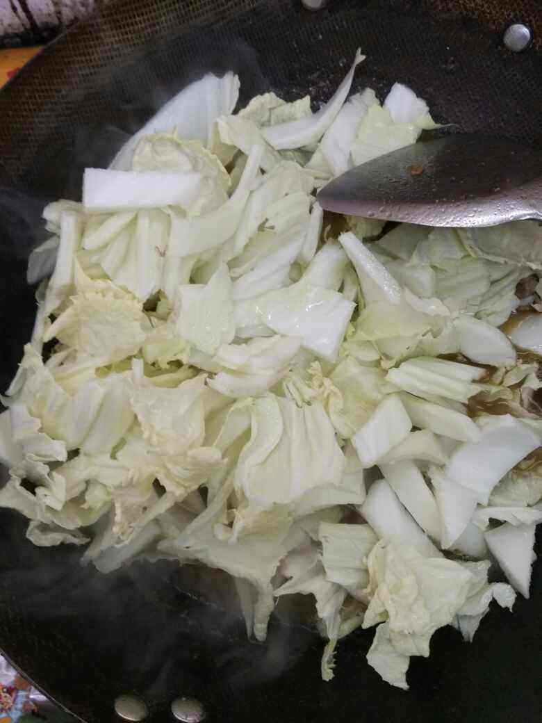 白菜粉丝炖排骨步骤9