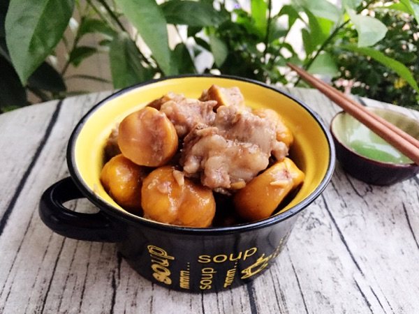 板栗蒸排骨步骤6