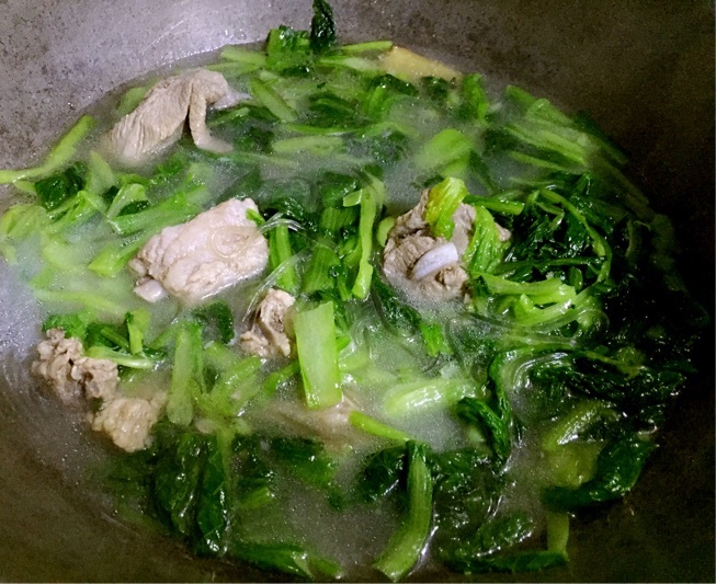 小白菜粉条排骨汤步骤7