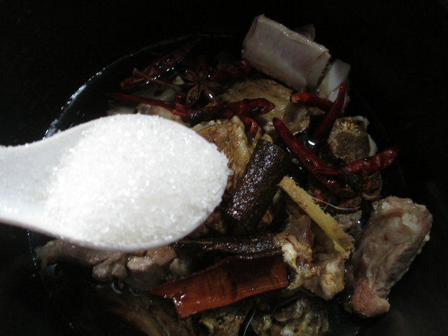 三杯排骨步骤6