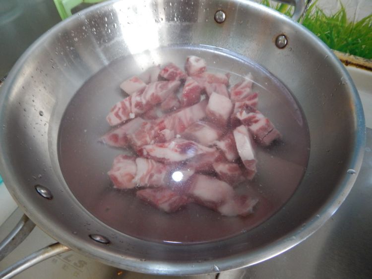 砂锅豆角排骨步骤2