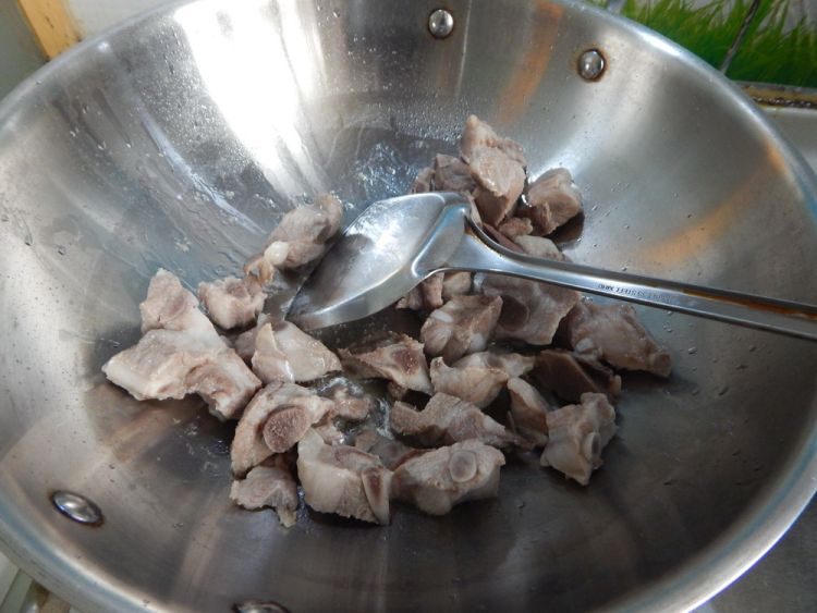 砂锅豆角排骨步骤5