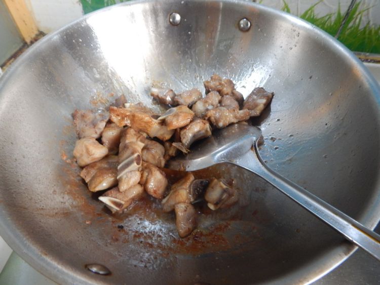 砂锅豆角排骨步骤8