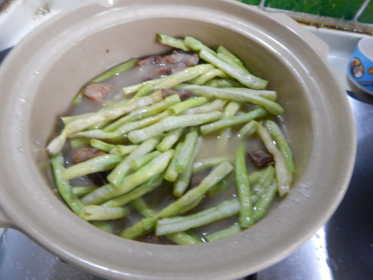 砂锅豆角排骨步骤15