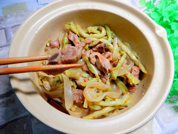 砂锅豆角排骨步骤20