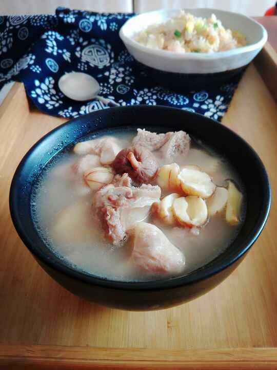 莲子菱角汤步骤9