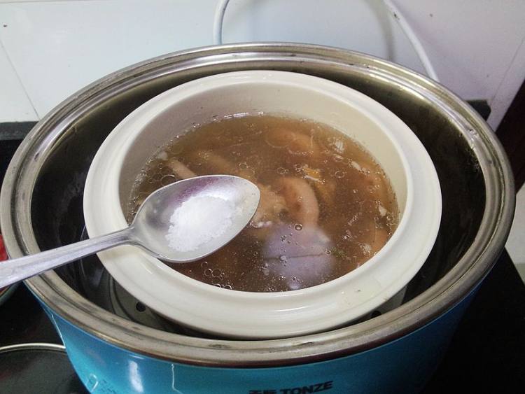 莲子莲藕排骨盅步骤13