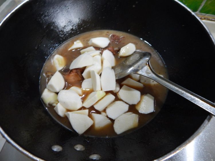 茭白烧排骨步骤13
