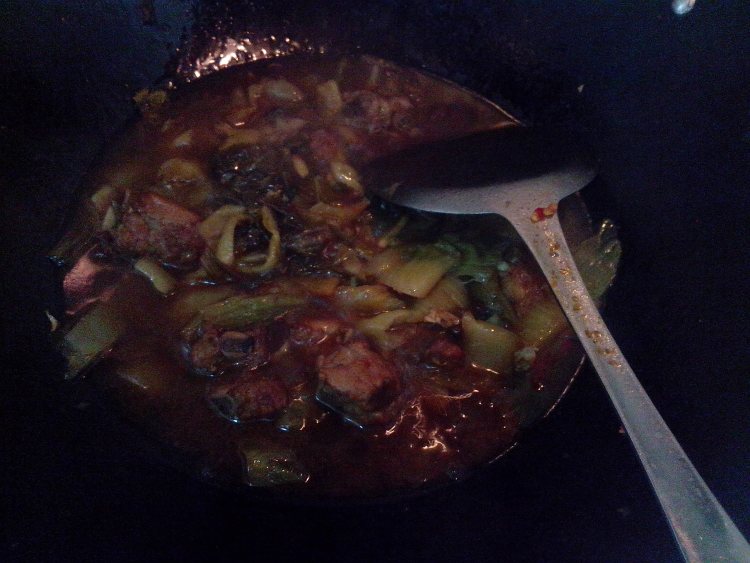 酸菜炖排骨#新鲜从这步骤11