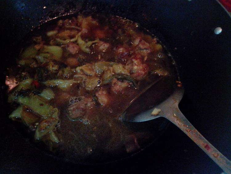 酸菜炖排骨#新鲜从这步骤10
