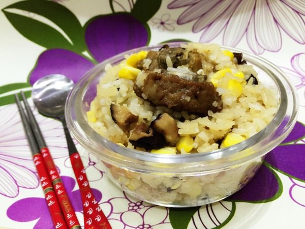 玉米粒排骨饭#新鲜从步骤12