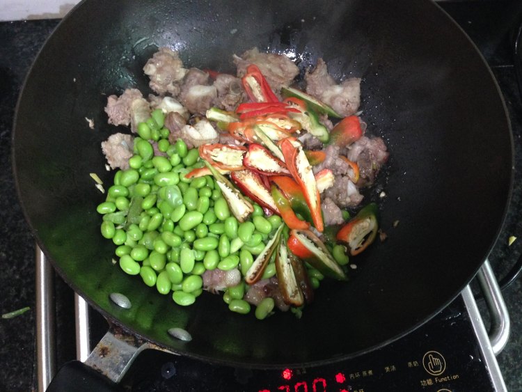 排骨烧青豆#新鲜从这步骤6