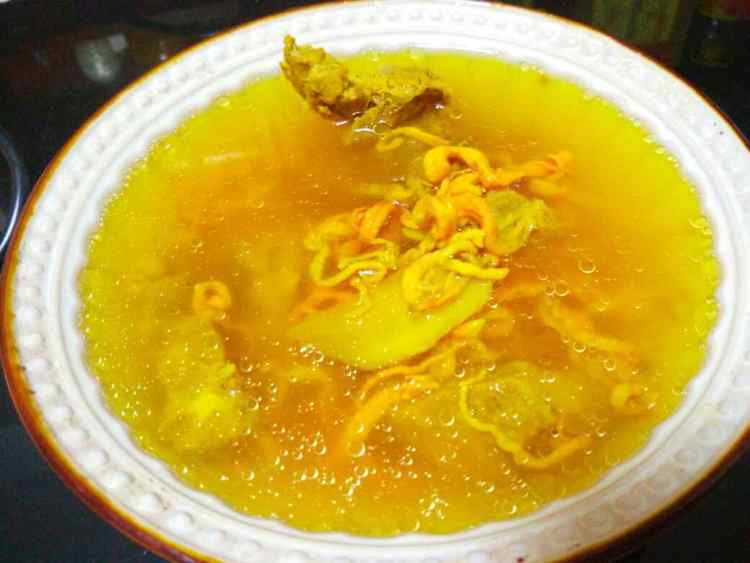 虫草花骨汤#多效护理步骤9