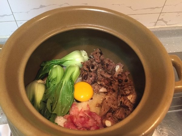 腊味排骨煲仔饭步骤7