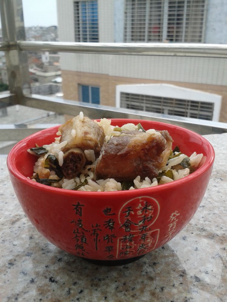 排骨芥菜饭步骤7
