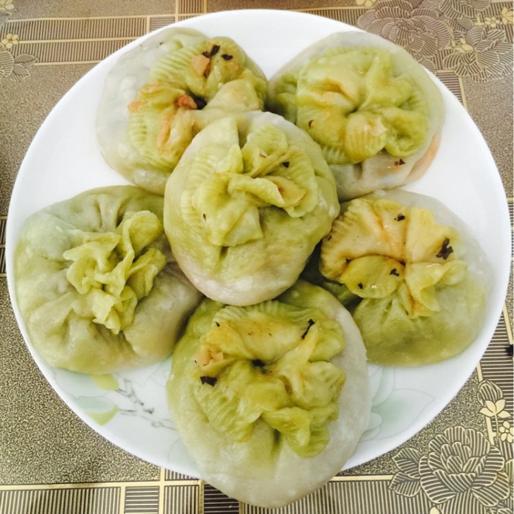 烫面白菜排骨包步骤12