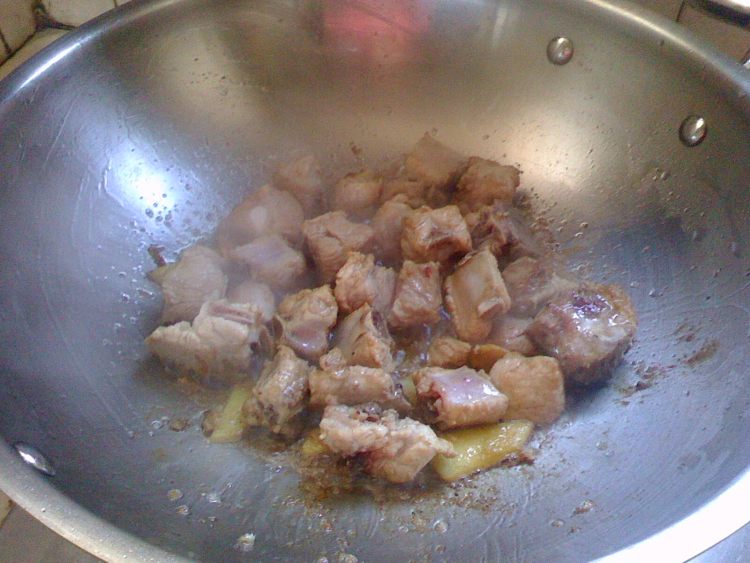 豆皮烧排骨步骤4