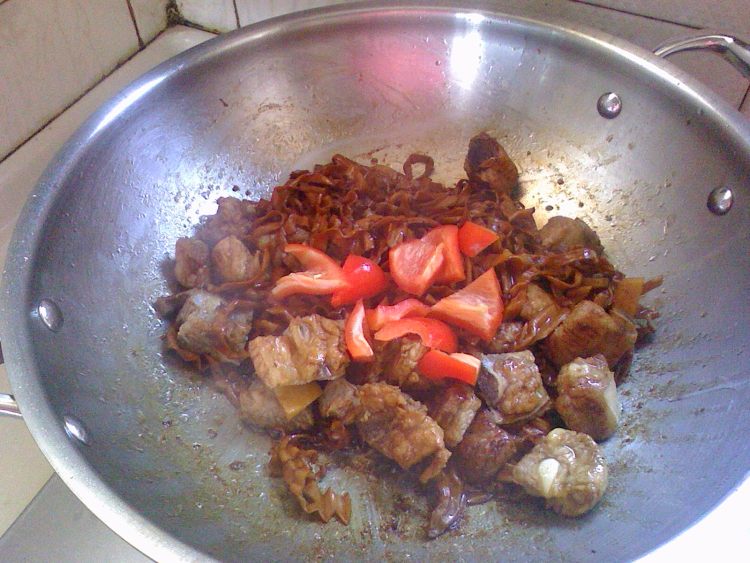 豆皮烧排骨步骤8