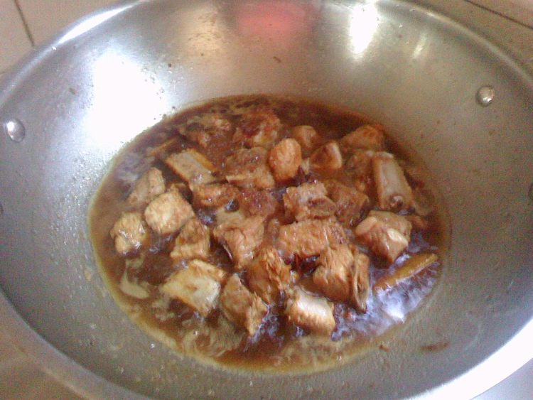 豆皮烧排骨步骤6