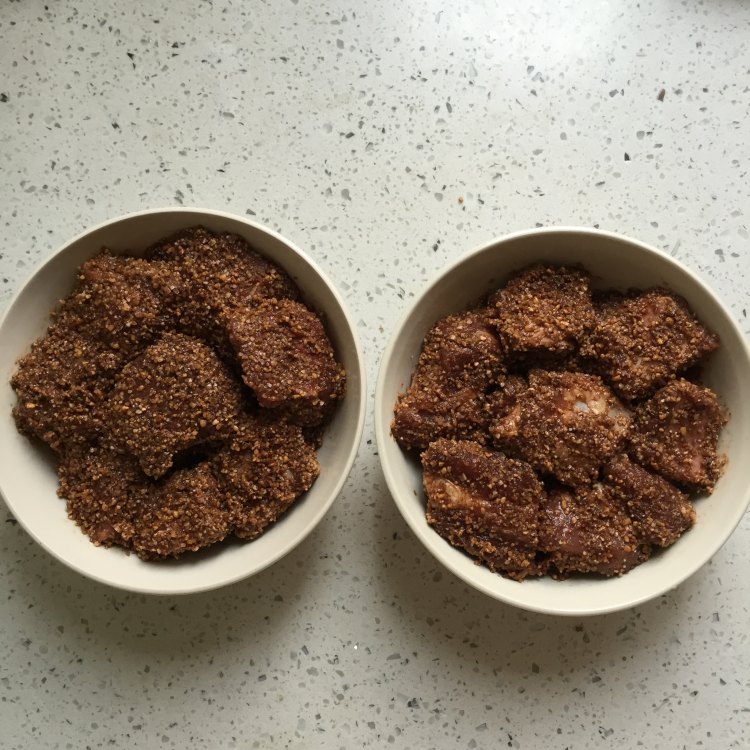 粉蒸红薯排骨步骤5