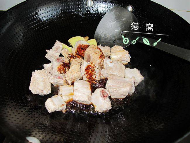 可乐菠萝烧排骨步骤4
