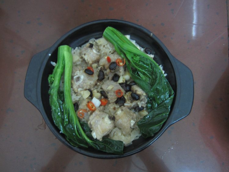 豉椒排骨蒸饭步骤10