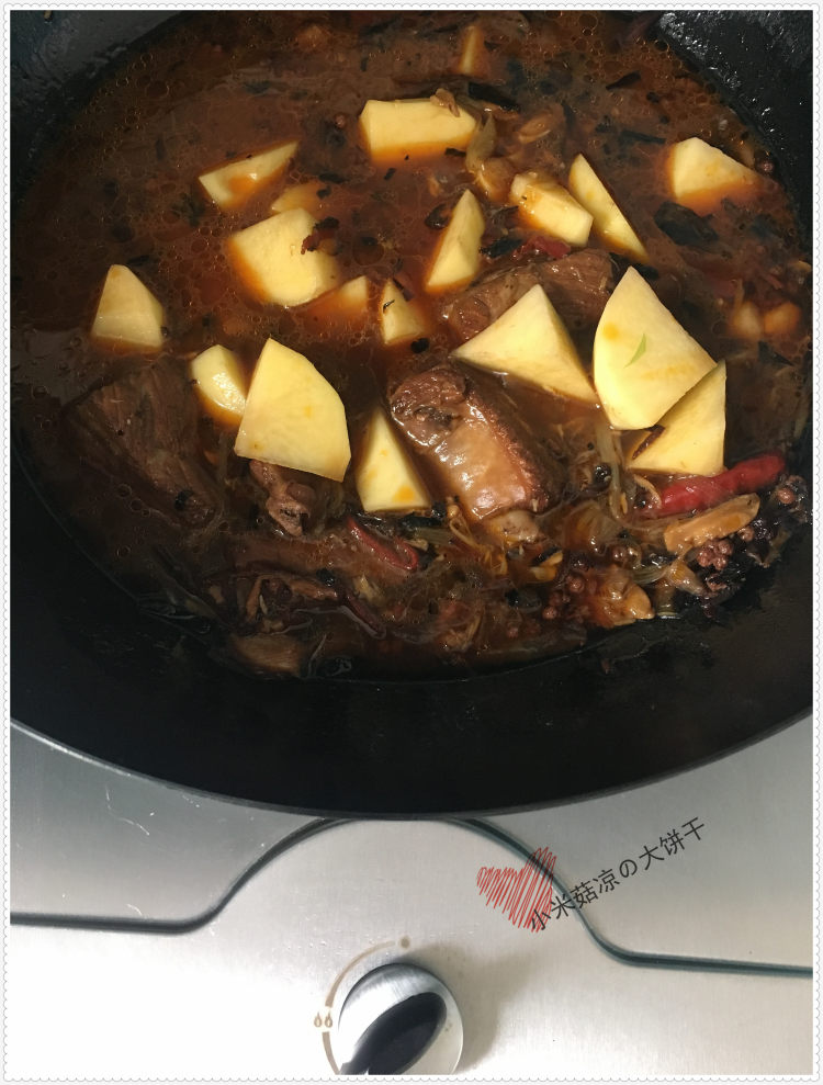 香辣土豆炖排骨步骤11