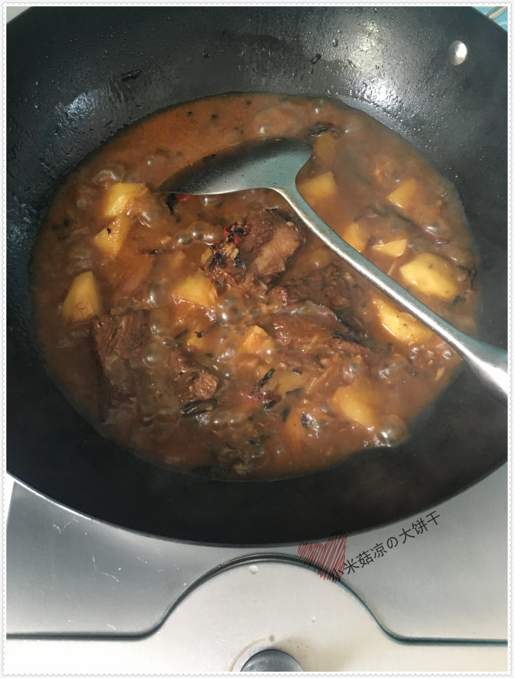 香辣土豆炖排骨步骤12