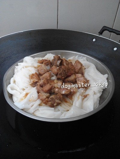排骨蒸肠粉步骤5