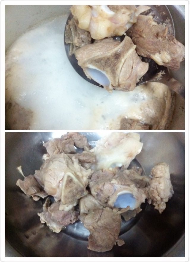 盘菜炖排骨步骤1