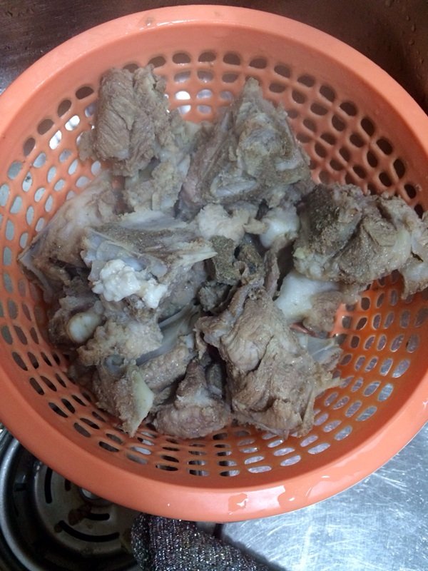 干豆角蒸排骨步骤2