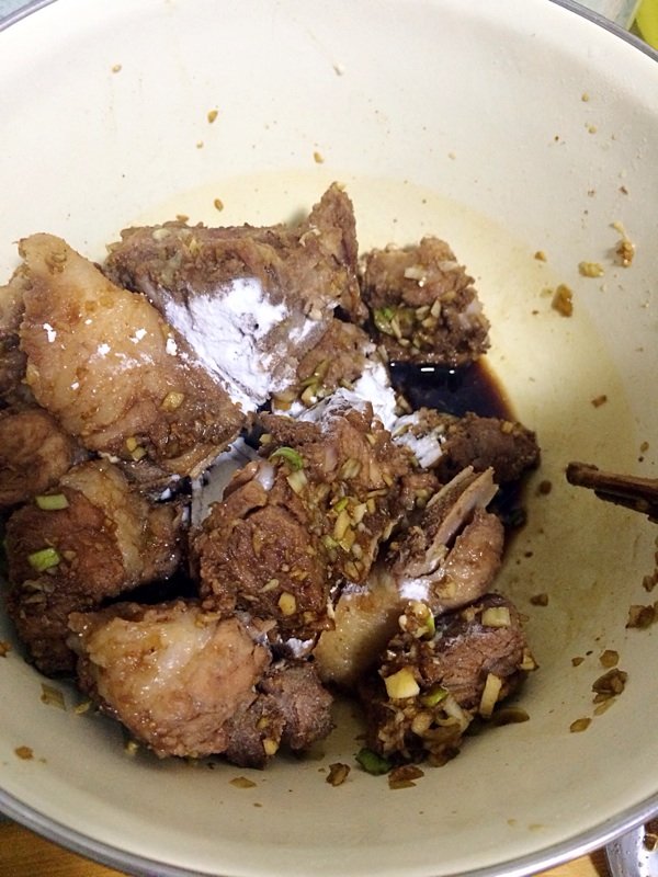 干豆角蒸排骨步骤9