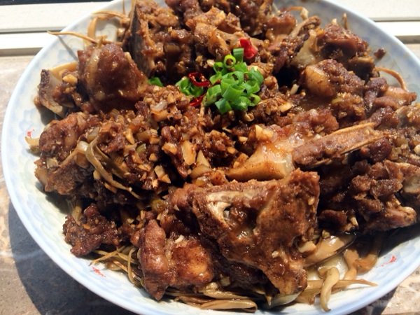 干豆角蒸排骨步骤12