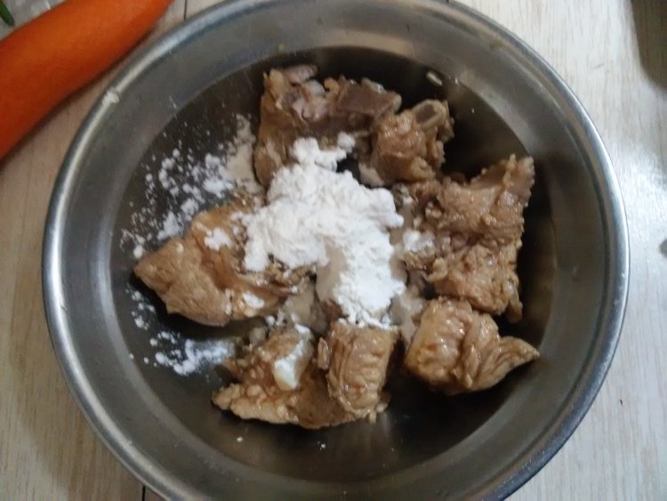 【手工美食】茶树菇蒸步骤4