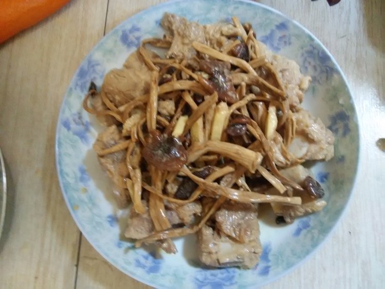 【手工美食】茶树菇蒸步骤6