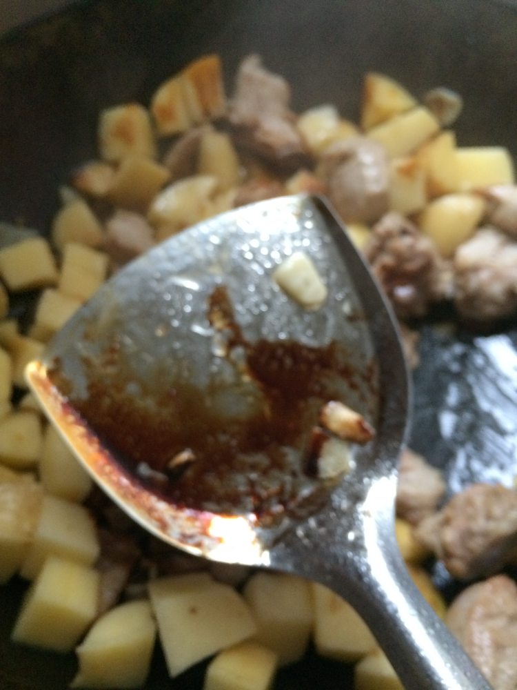 土豆炖豆角步骤10