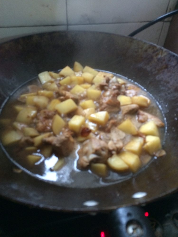土豆炖豆角步骤11