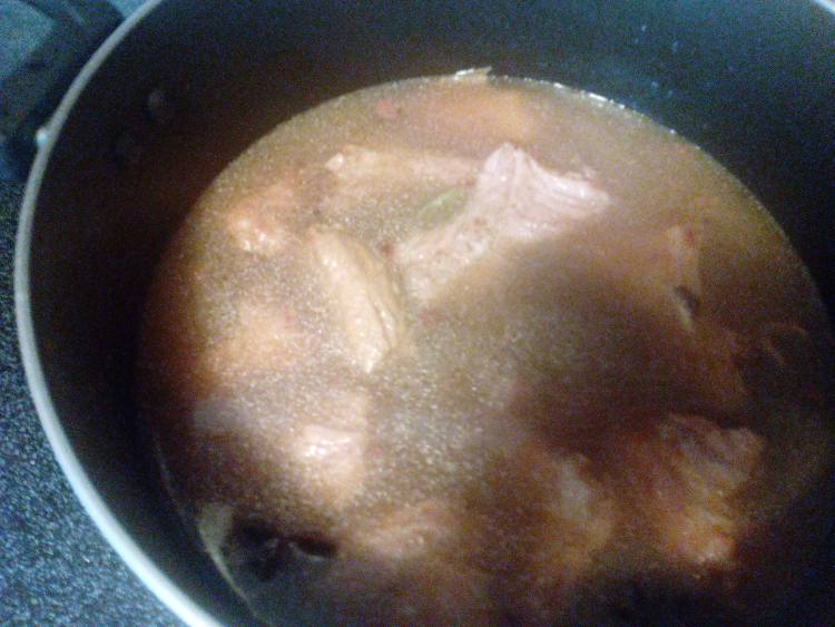 豆角土豆烧排骨步骤4
