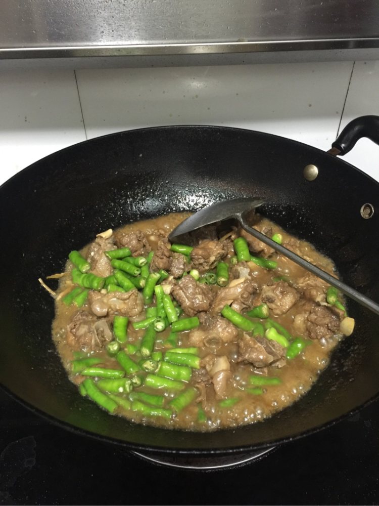 青椒排骨步骤8