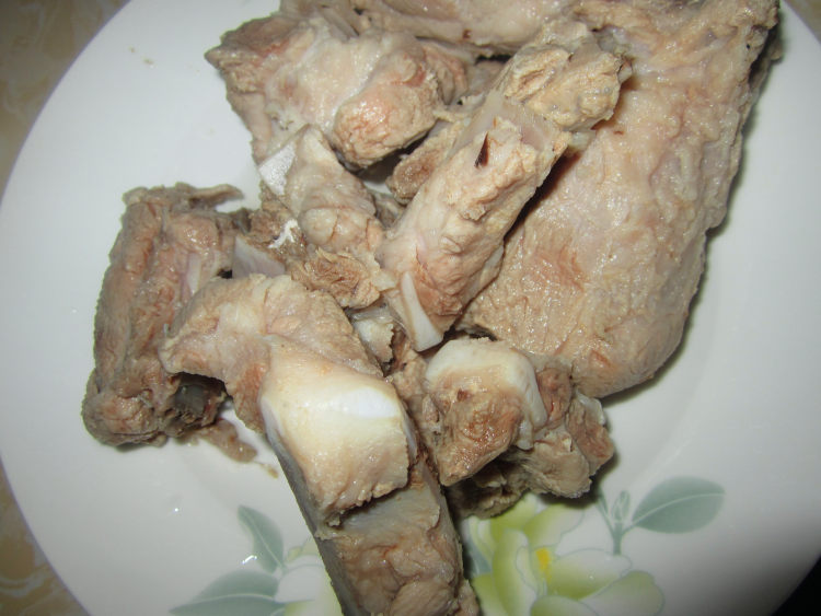 四季豆炖排骨步骤1