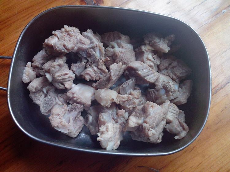 排骨烧豆腐泡步骤4