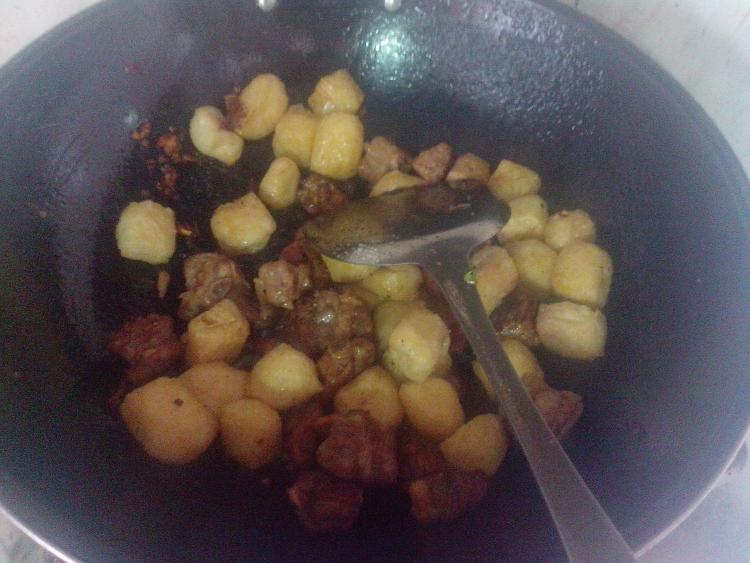 排骨烧豆腐泡步骤10
