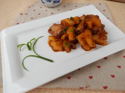 菠萝焖排骨步骤11