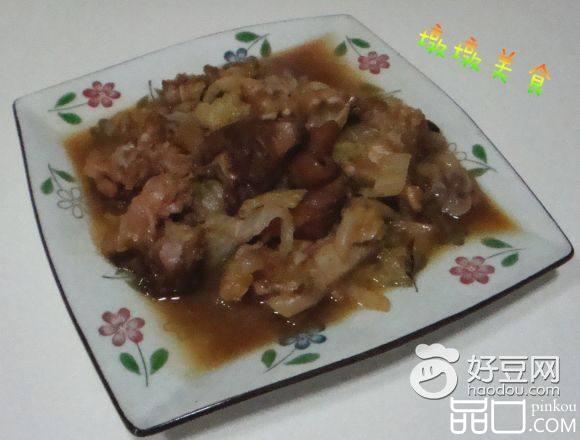 猪蹄扒白菜